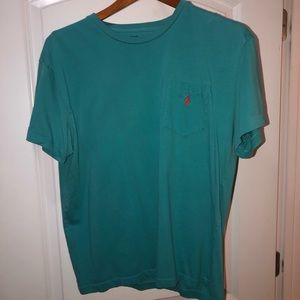 Men’s medium Ralph Lauren T-shirt w pocket, teal, Green or blue color.